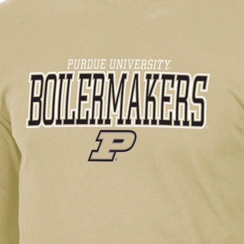 NCAA Purdue Boilermakers Men&#39;s Long Sleeve T-Shirt, 3 of 4