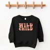 The Juniper Shop Wild Child Wavy Toddler Sweatshirt - 2 of 4