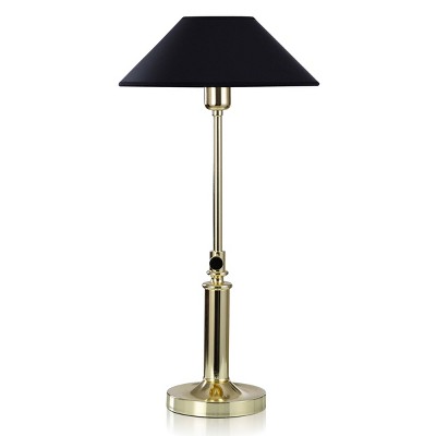 25.75" Dann Foley Lifestyle Table Lamp Gold - StyleCraft: Ambient Light, Steel & Glass