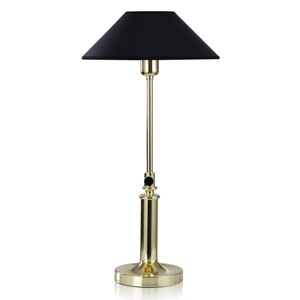 25.75" Dann Foley Lifestyle Table Lamp Gold - StyleCraft: Ambient Light, Steel & Glass - 1 of 3