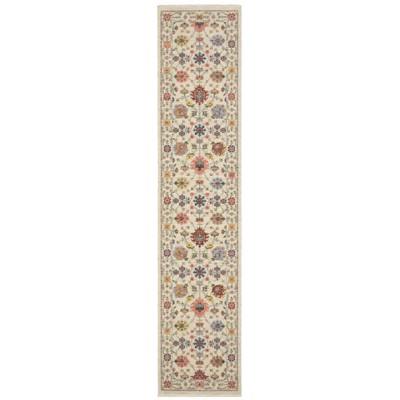 Oriental Weavers Lucca 093W1 Ivory/ Multi Indoor Area Rug - 2'6" x 12'