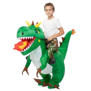 Garvee Inflatable Costume- Inflatable Dinosaur Costume, Halloween Costumes, Funny Blow up Costumes,Onesize - 1 of 4
