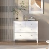 ORRD White 4-Drawer Kids Dresser Wooden Storage for Toddler/Nursery/Closet Baby Organizer for Living Room/Apartment 35.4" Wide - 2 of 4