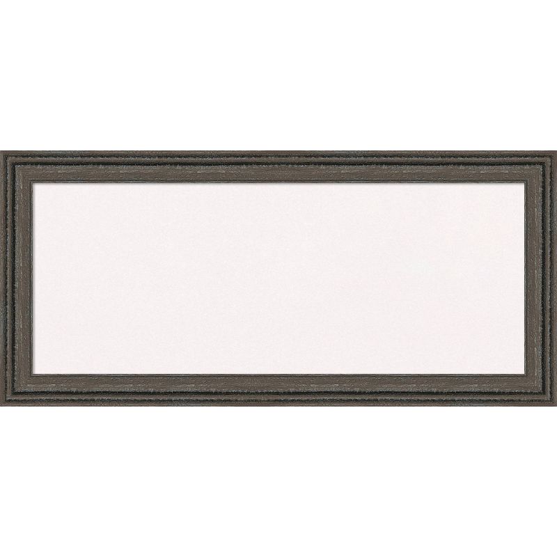 33&#34;x15&#34; Upcycled Wood Frame White Cork Board Brown/Gray - Amanti Art, 1 of 12