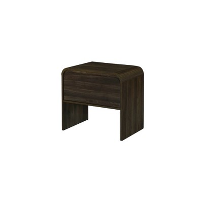 New Classic Furniture,Mara 15.75 in. Walnut Rectangular Wood End Table