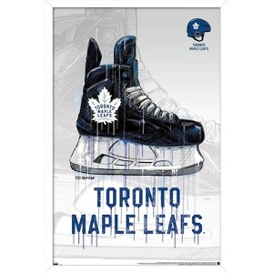 Trends International NHL Toronto Maple Leafs - Drip Skate 20 Framed Wall Poster Prints - 1 of 4