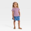 Toddler Girls' Short Sleeve Solid T-Shirt - Cat & Jack™ - 3 of 3