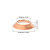 Unique Bargains Copper Air Conditioner Refrigeration Plumbing Parts 45 Degree Flare Gaskets 10 Pcs - 2 of 4