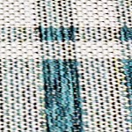 turquoise/cream