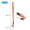 Unique Bargains Polyester Wear-resistant Lightweight ID Card Neck Lanyards with Hook 2 Pcs - 2 of 4