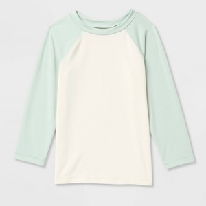 Toddler Long Sleeve Colorblock Swim Rash Guard Top - Cat & Jack™ - 1 of 3