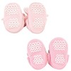 Hudson Baby Infant Girl Cozy Fleece Booties, Bunny Bear, 0-6 Months - 3 of 4