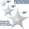 Novelty Lights Hanging Ornament, Fold‑Flat Metallic Mesh 3D Folding Star, Lightweight, Ready‑to‑Hang, Flame‑Resistant, Easy Storing - 2 of 4