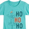 Girls' - Winnie the Pooh - Tigger Christmas Ho Ho Ho Fitted Short Sleeve Graphic T-Shirt - 2 of 4