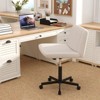 Tangkula Criss Cross Chair No Wheels w/Soft-Padded Wide Seat Adjustable Height Modern - 3 of 4