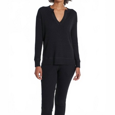 Women's Cabo Split Neck Top - LEIMERE
