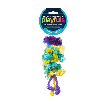 Prevue Pet Products Playfuls Preen & Pacify Braided Bunch Bird Toy 62669.