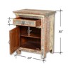 Taran Designs,Prescott 1-drawer 1-door Shutter Solid Wood Nightstand - 4 of 4