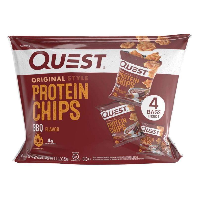 Quest Nutrition Protein Chips - BBQ, 1 of 8