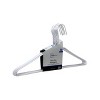 Racxily 60-Pieces Drip Dry Wire Clothing Hangers, 6 Pack, Adult, White, Plastic Coated - 2 of 4
