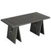 Resenkos Dining Table, Modern Rectangular Table, Wood - Base Kitchen Table, Gray Finish Dining Furniture - 3 of 4