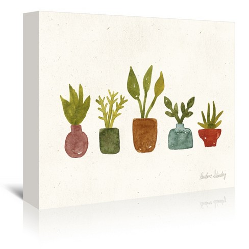 Americanflat Botanical 5x7 Gallery Wrapped Canvas - Tiny House
