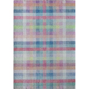 Isaac Mizrahi Serafina Plaid Contemporary Area Rug - 1 of 4