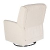 Flash Furniture Cash Swivel Glider Rocker Recliner Chair, Manual 360 Degree Swivel Recliner Perfect for Living Room, Bedroom, or Nursery - image 4 of 4