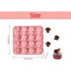 JDICTION 2-Piece 3D Mushroom Silicone Mold Set for Candy, Chocolate, Gummies, Ice Cubes & Fondant Decorations - 2 of 4