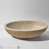 Oval Travertine Vessel Sink – 14.57 x 19.49 Inch Handcrafted Marble Bathroom Sink Polished Finish, Durable Stone Basin Modern and Traditional Designs - 3 of 4