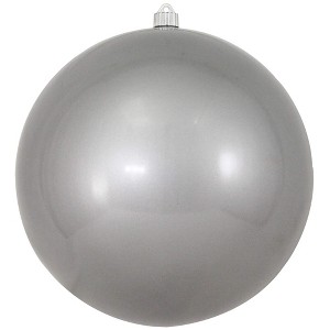 Christmas By Krebs - Plastic Shatterproof Ornament Decoration - Candy Silver, 12 inch (300mm) [1 Count] - 1 of 4