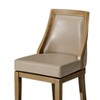 Maven Lane Vienna Counter Stool with Faux Leather 26" - 4 of 4