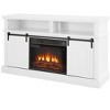 CAVINAS Mid Century Design TV Stand with Storage Cabinets & Shelves,Entertainment Console Table for TV - 3 of 4