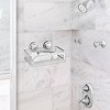 Popular Bath Popular Home Rectangular Shelf with Suction Metal Nickel Finish - 3 of 3
