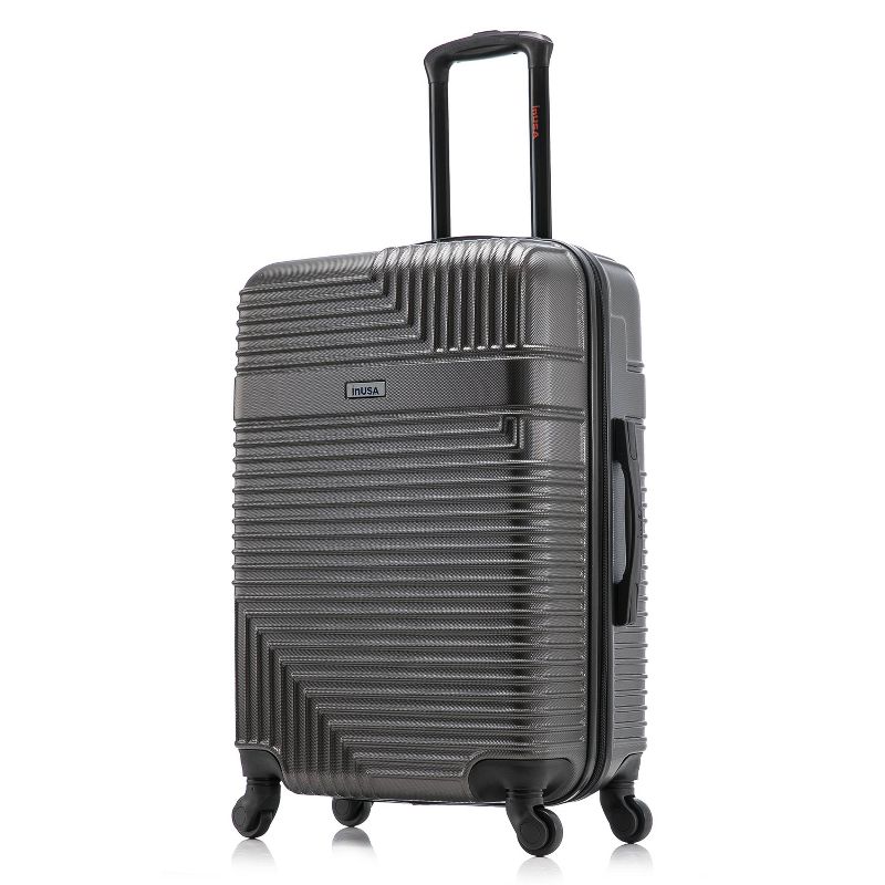 InUSA Resilience Lightweight Hardside Large Checked Spinner Suitcase, 1 of 10