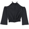 bar III Womens Cold Shoudler Halter Top Shirt - 2 of 2