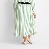 Women's High-Rise Full Lining Midi Pull-On Skirt - Future Collective Brown - 2 of 3