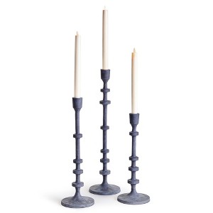 Plum & Post Abacus Taper Holders Set of 3 - 1 of 4