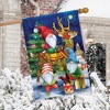 Briarwood Lane Christmas House Flag 40x28 For Outdoor Happy Holiday Gnomes For Christmas House Flag - 4 of 4