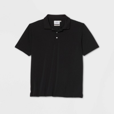 black polo shirt short sleeve