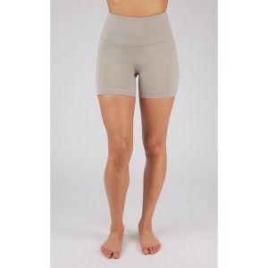 90 Degree By Reflex Womens Lux Tribeca 5" High Waist Side Pocket Bike Short - 1 of 3