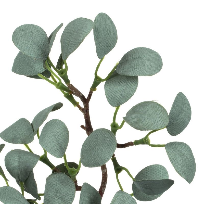 Vickerman 22" Artificial Gray Green Eucalyptus Branch, Set of 3, 4 of 8