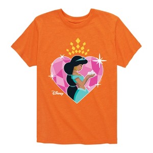 Girls' - Disney Princess - Jasmine Short Sleeve Graphic T-Shirt - 1 of 4