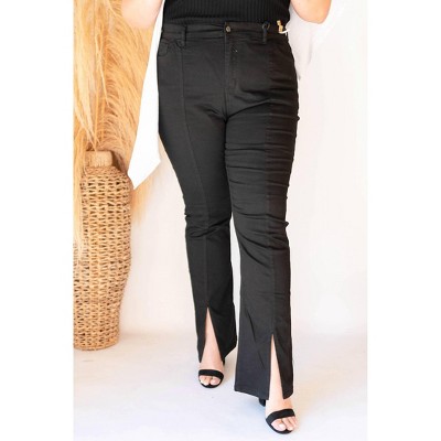 Women's Amelia Front Slit Jeans - Vibrant Miu