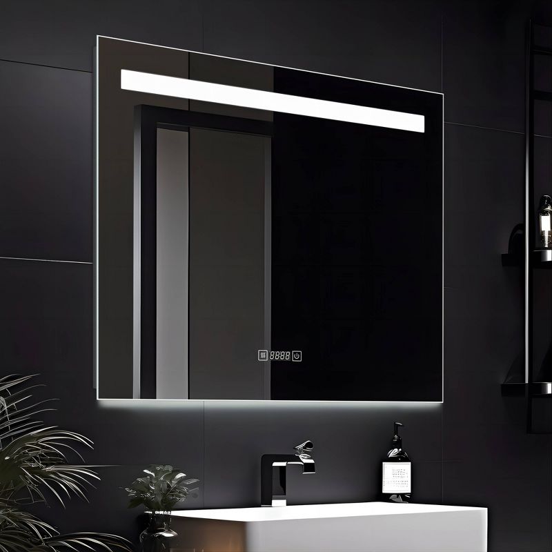 Neutypechic LED Rectangle Anti-fog Bathroom Vanity Mirror, 5 of 8