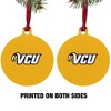 Virginia Commonwealth University Rams Logo Aluminum Holiday Christmas Tree Ornament - 2 of 4