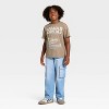 Grayson Threads Kids Boys' Short Sleeve 'Hawaii' Oversized Graphic T-Shirt - Brown - 3 of 3