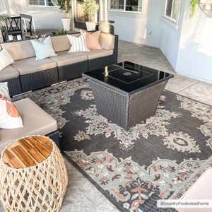 Hauteloom Rectangle Area Rug   Black - 1 of 4