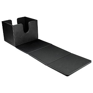 Ultra Pro - Vivid Alcove Edge Deck Box (Black) - Stores & Protects Up To 100 Standard Size Collectible Cards, Baseball Cards, Gaming Cards, Sports - 1 of 3