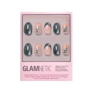 Glamnetic Velvet Pine Press-On Nails - 30ct - Ulta Beauty - 1 of 4